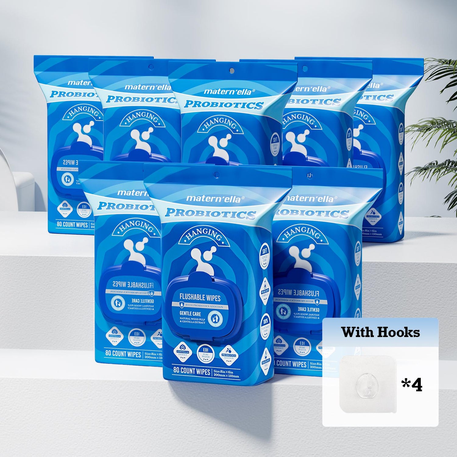 Matern’ella Hanging Unscented Wet Wipes