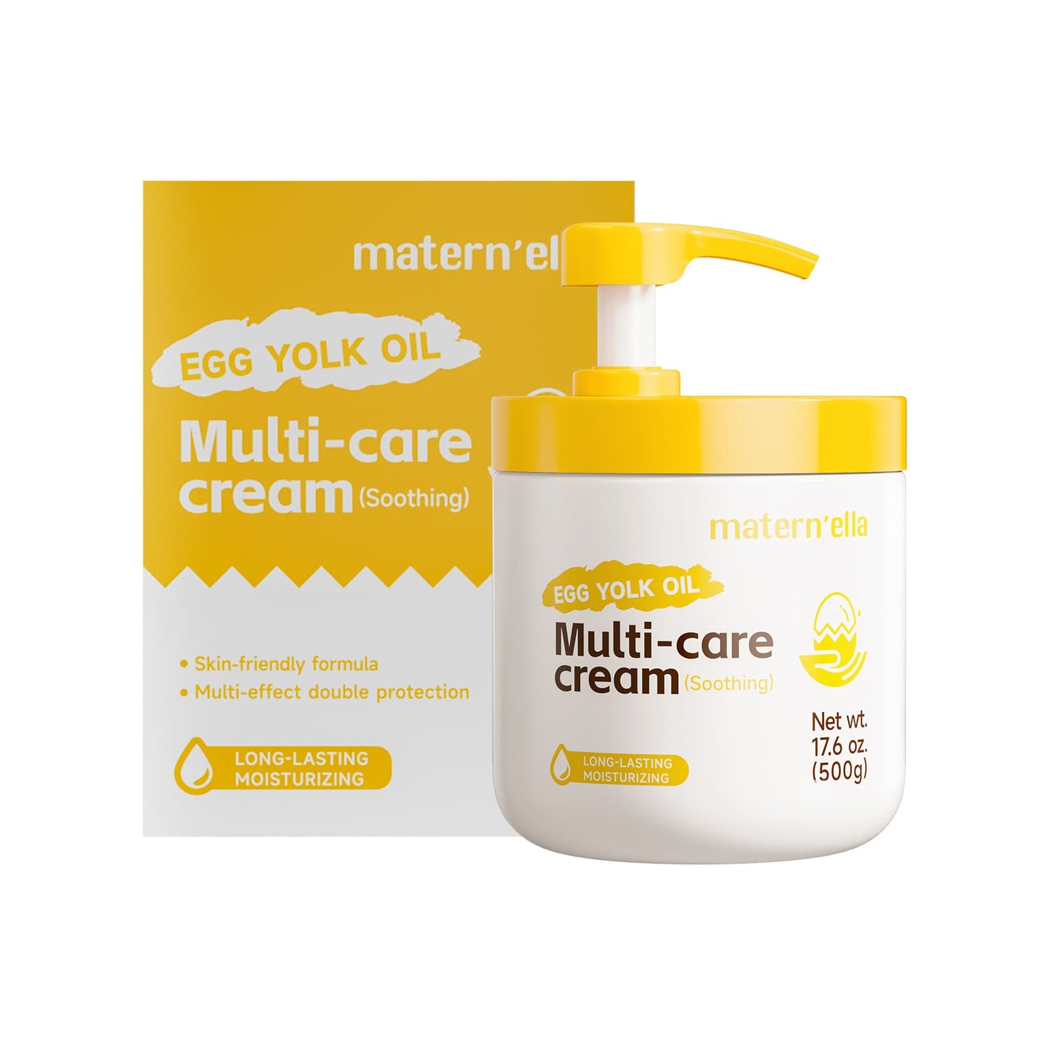 MATERN'ELLA Face and Body Moisturizer Egg Yolk Oil Multi-Care Cream